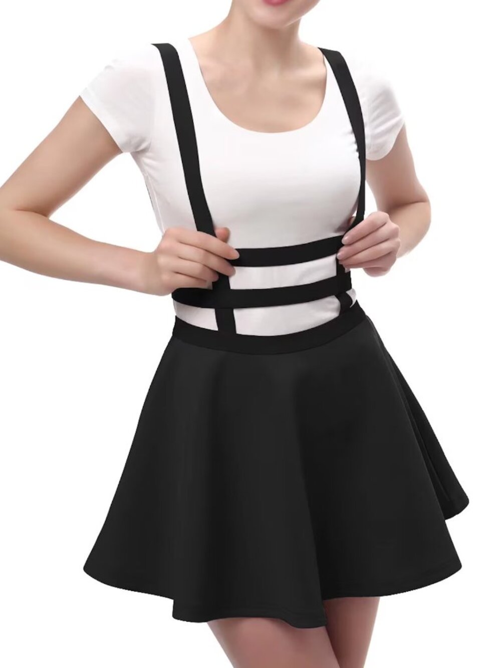 Suspender Mini Skirt